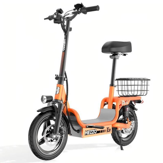 City Commuting Made Easy: T3 Hezzo E - Bike for Short Distances - Powersport Electric Scooters