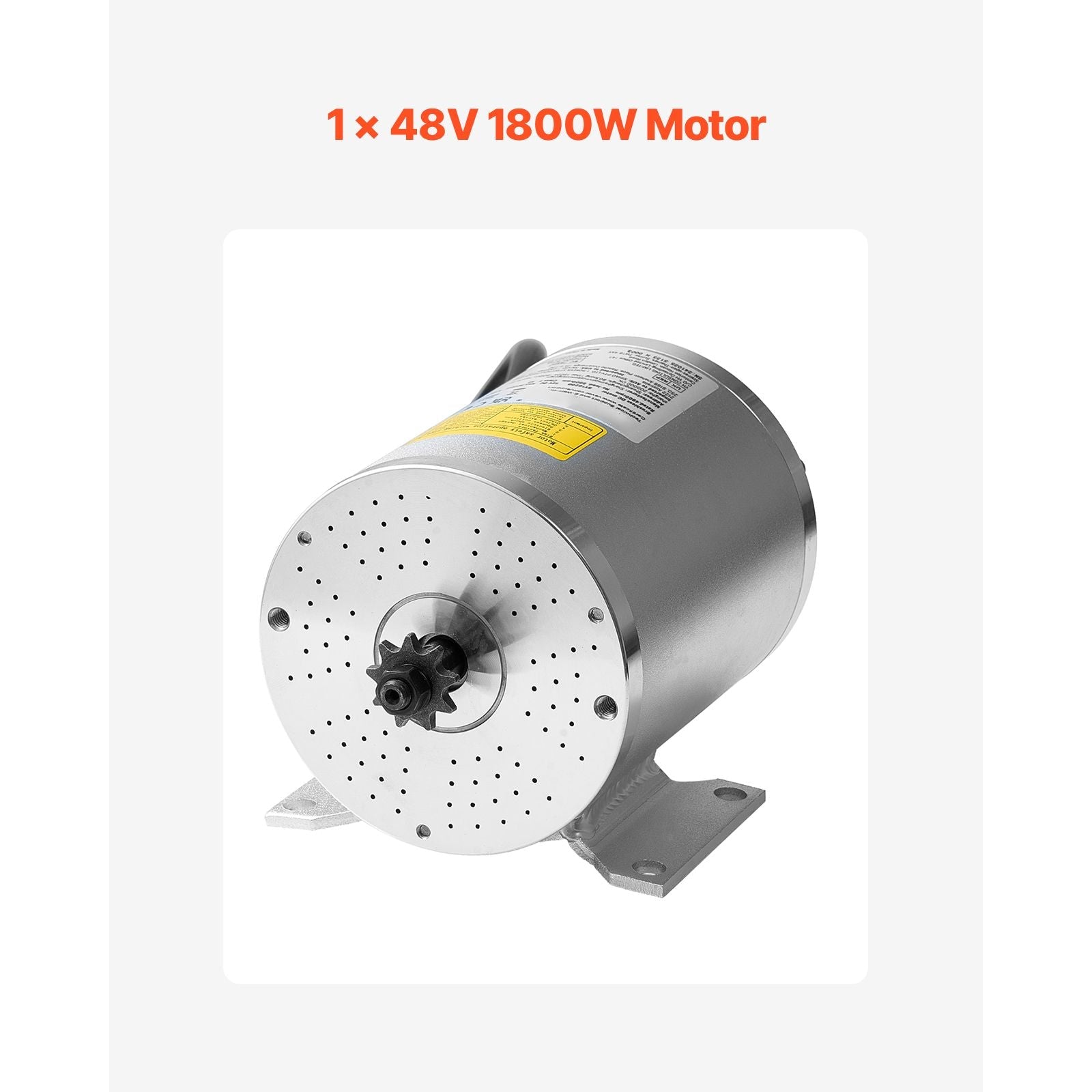1800W Electric Brushless DC Motor, 48V 4500rpm Go Kart Electric Motor, Electric Dirt Bike Motor Engine for E - Bike Motorcycle Scooter DIY - Powersport Electric Scooters
