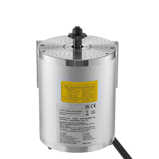 1800W Electric Brushless DC Motor, 48V 4500rpm Go Kart Electric Motor, Electric Dirt Bike Motor Engine for E - Bike Motorcycle Scooter DIY - Powersport Electric Scooters