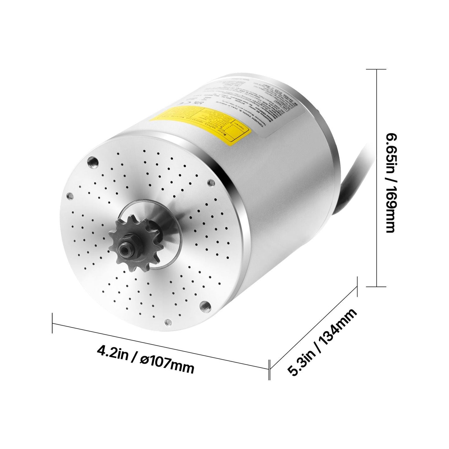 3000W Electric Brushless DC Motor, 60V 4800rpm Go Kart Electric Motor, Electric Dirt Bike Motor Engine for E - Bike Motorcycle Scooter DIY - Powersport Electric Scooters