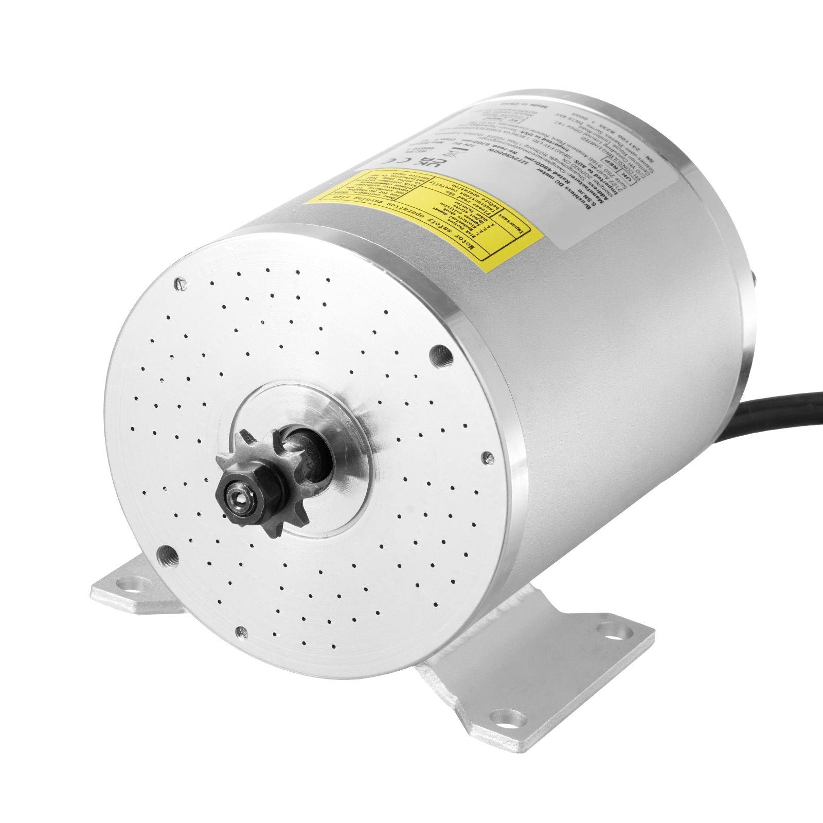 3000W Electric Brushless DC Motor Kit - 72V 4900rpm Motor with Upgraded Speed Controller and Throttle Grip Kit for Go Karts E - Bike Motorcycle Scooter DIY - Powersport Electric Scooters