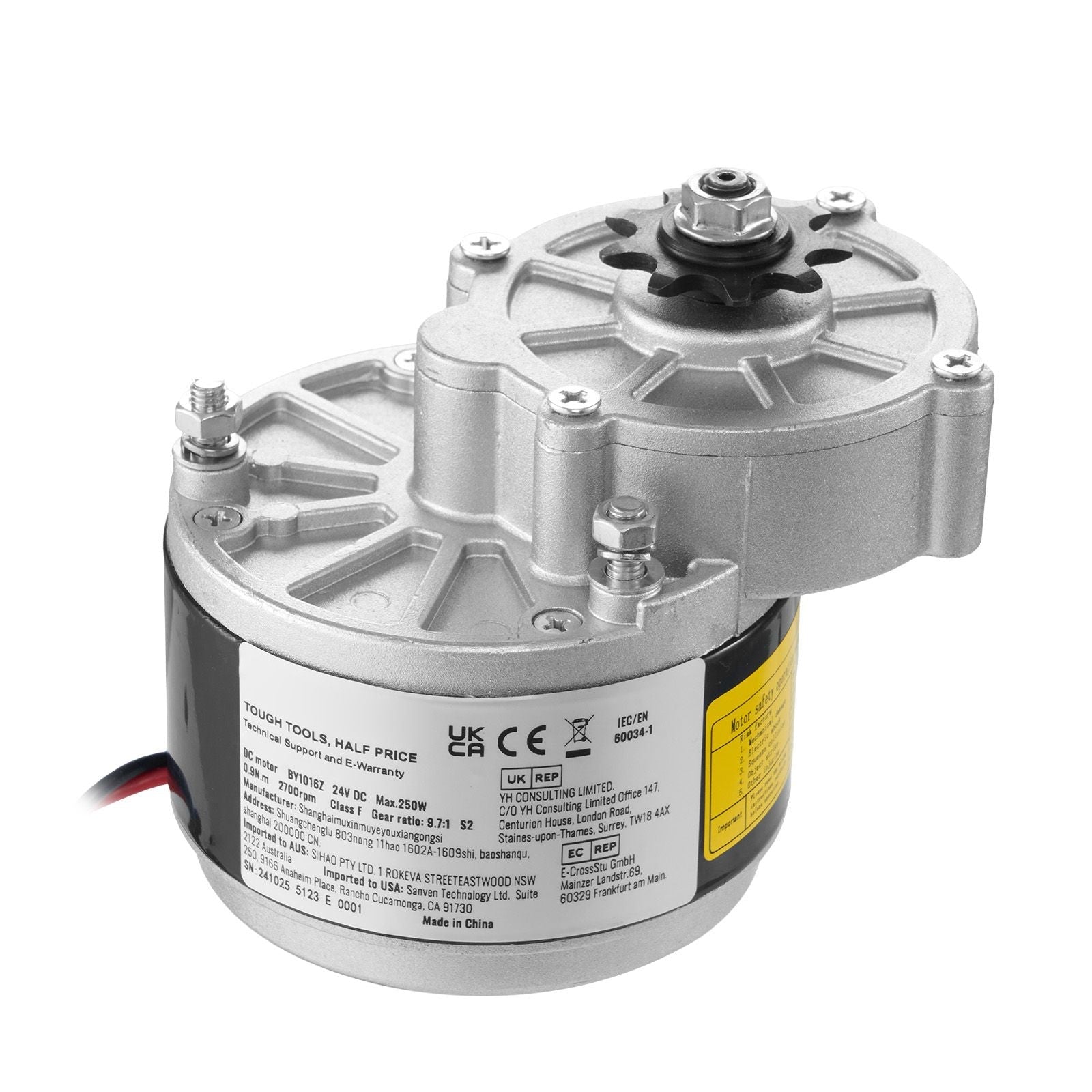 350W Electric Powerful DC Motor, 24V 3000rpm Go Kart Electric Brushed Motor, Electric Dirt Bike Motor Engine for E - Bike Motorcycle Scooter DIY - Powersport Electric Scooters