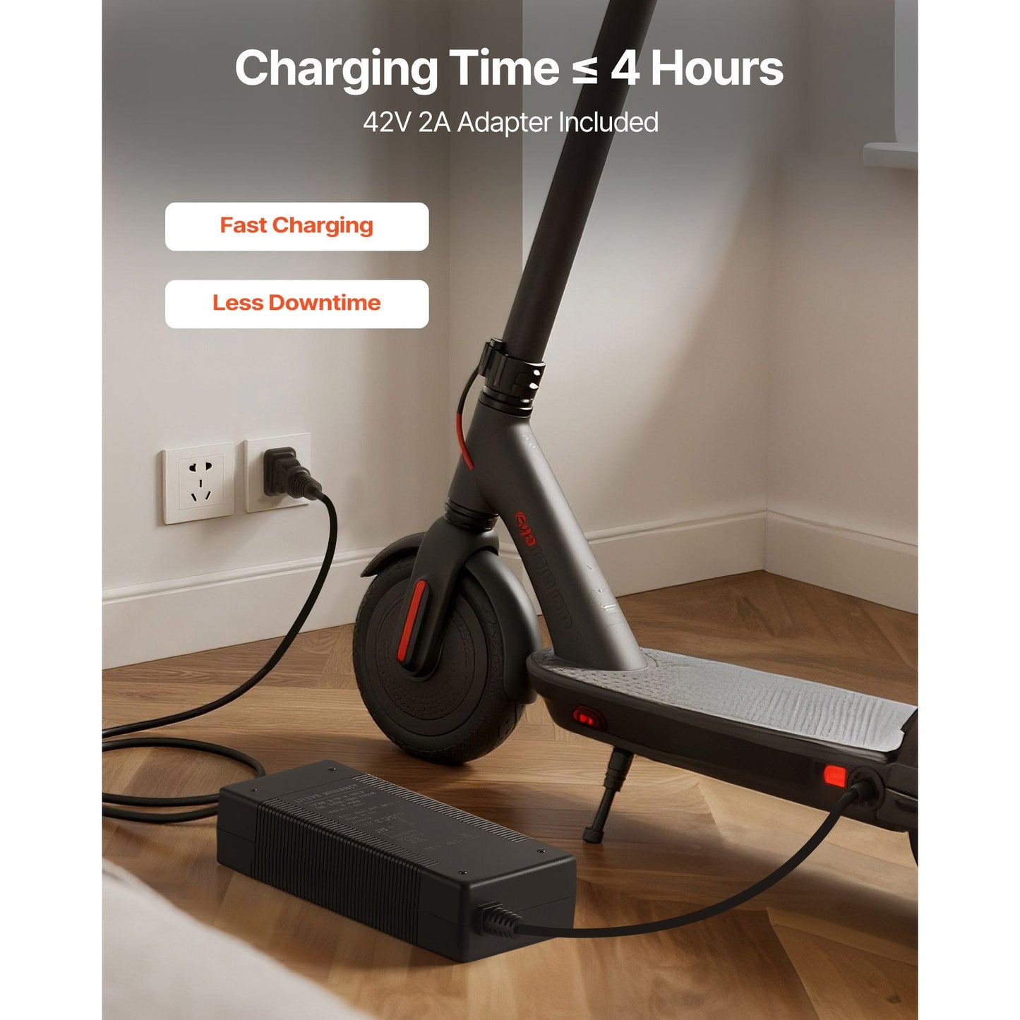 36V 8Ah Lithium Scooter Battery Pack with Smart BMS & Charger - Ideal Replacement for M365 Models - Powersport Electric Scooters