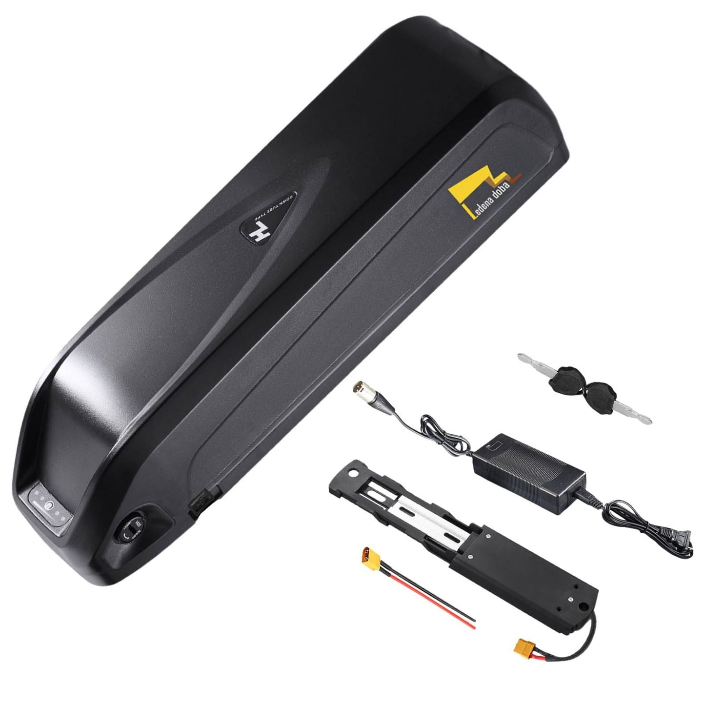 48V Ebike Battery, 15Ah Electric Bike Lithium Battery, 48 Volts Electric Bicycle Motor with Charger, for 200W - 1100W - Powersport Electric Scooters