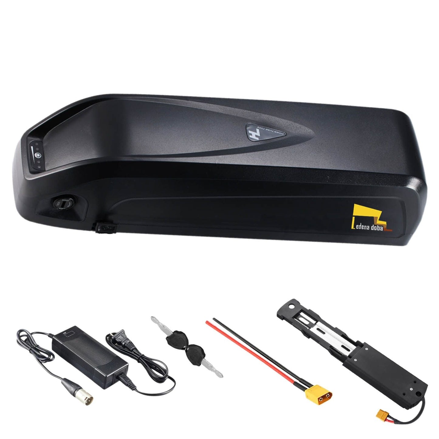 48V Ebike Battery, 15Ah Electric Bike Lithium Battery, 48 Volts Electric Bicycle Motor with Charger, for 200W - 1100W - Powersport Electric Scooters