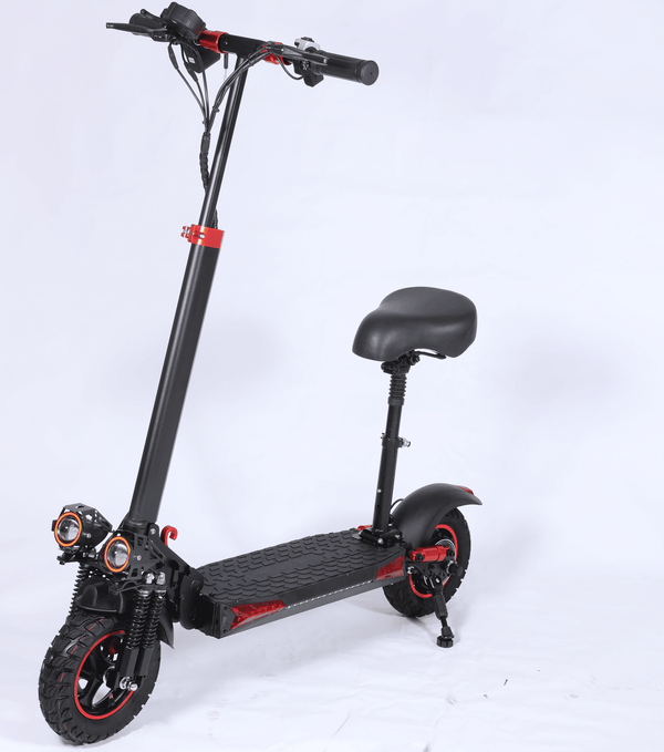 J - 11MAX Adult Folding Electric Scooter 1200W 48V18AH Super Motor 11" Solid Tires - Powersport Electric Scooters