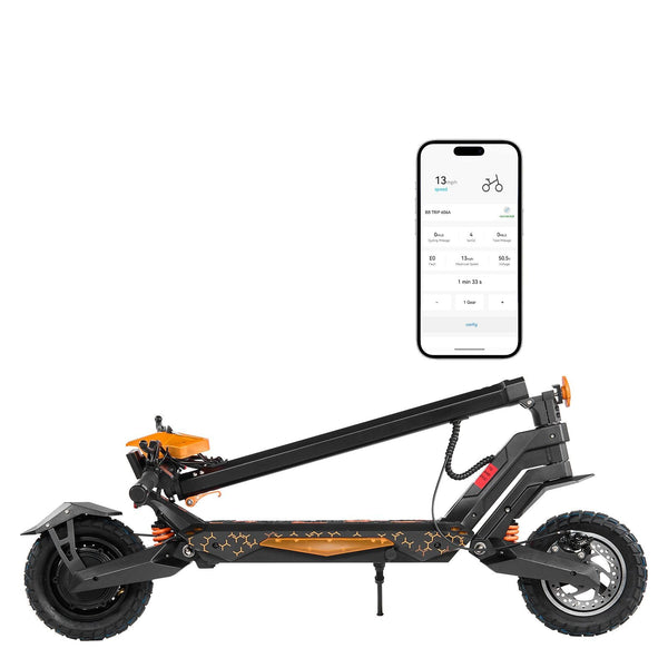 Powerful 500W Electric Scooter with 10-Inch Tires - Foldable, 24 MPH Speed, and 25 Miles Range for Adults - Powersport Electric Scooters
