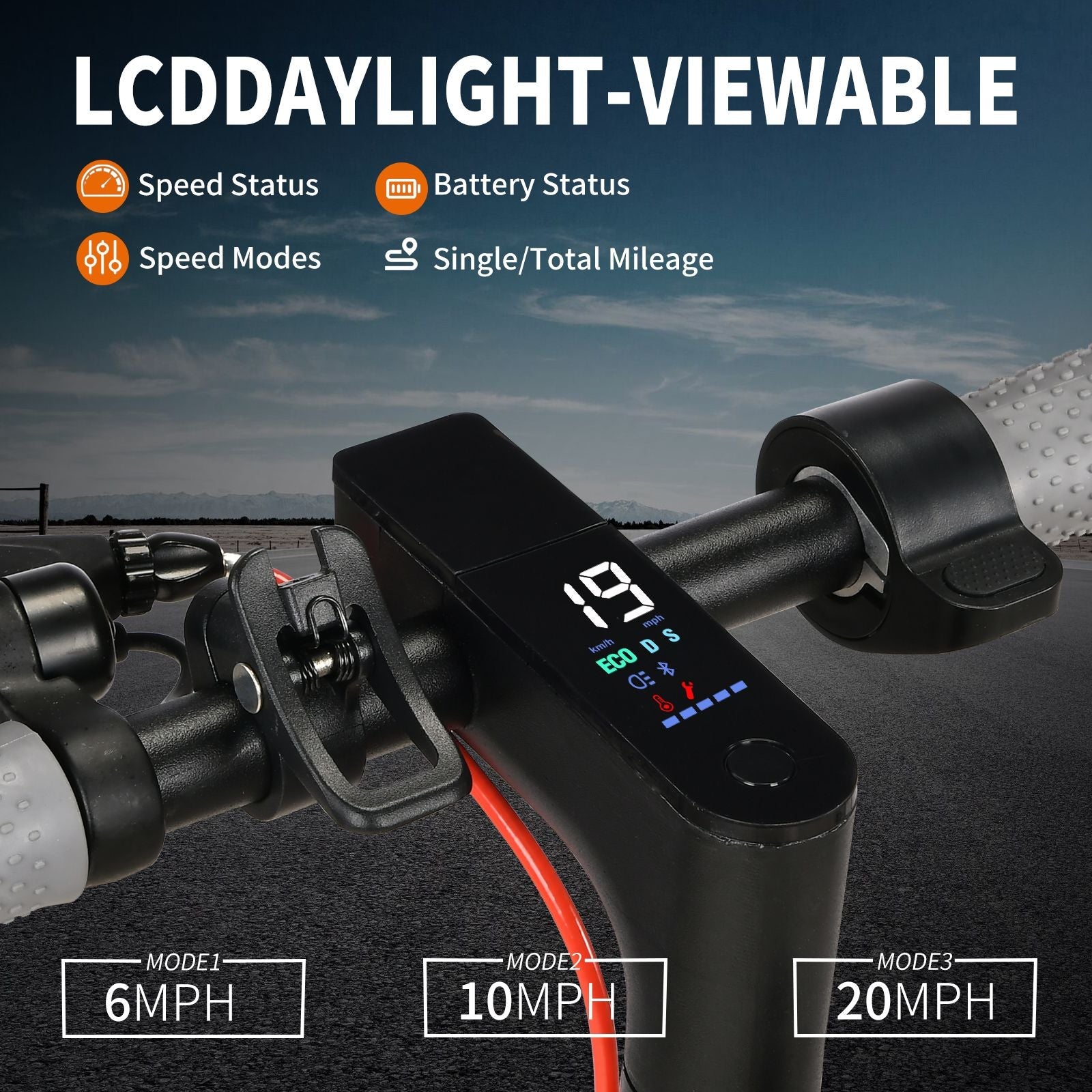 WHOSU Electric Scooter for Adults & Teens - 350W Motor, 19 MPH Top Speed, 19 Mile Range, 8.5" Solid Tires, Foldable Commuting E - Scooter with Dual Brake System & APP Control, Portable Design - Powersport Electric Scooters