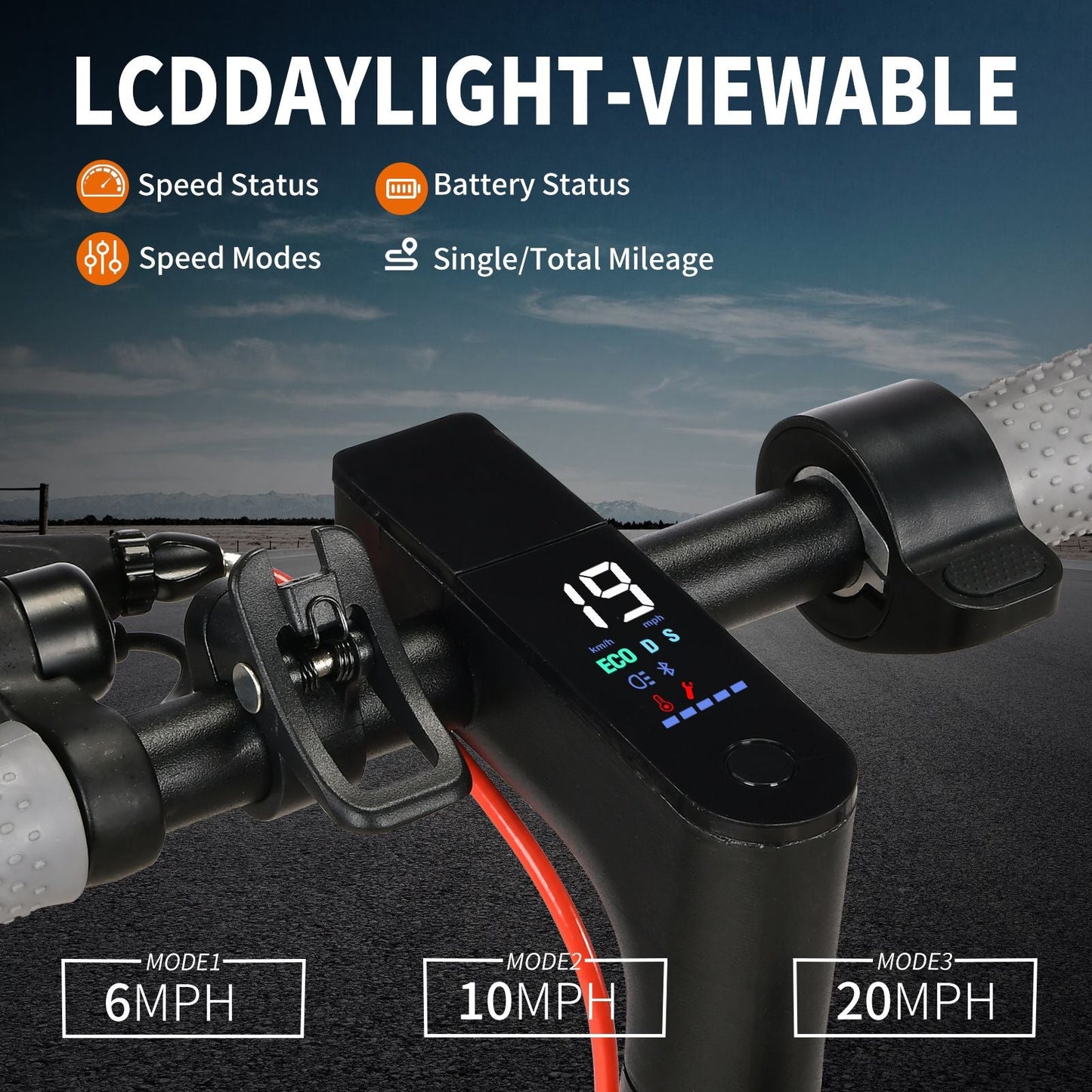 WHOSU Electric Scooter for Adults & Teens - 350W Motor, 19 MPH Top Speed, 19 Mile Range, 8.5" Solid Tires, Foldable Commuting E - Scooter with Dual Brake System & APP Control, Portable Design - Powersport Electric Scooters
